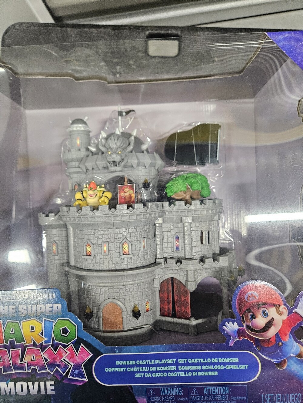 Nintendo Bowser Castle Playset - Gray with Green Tree